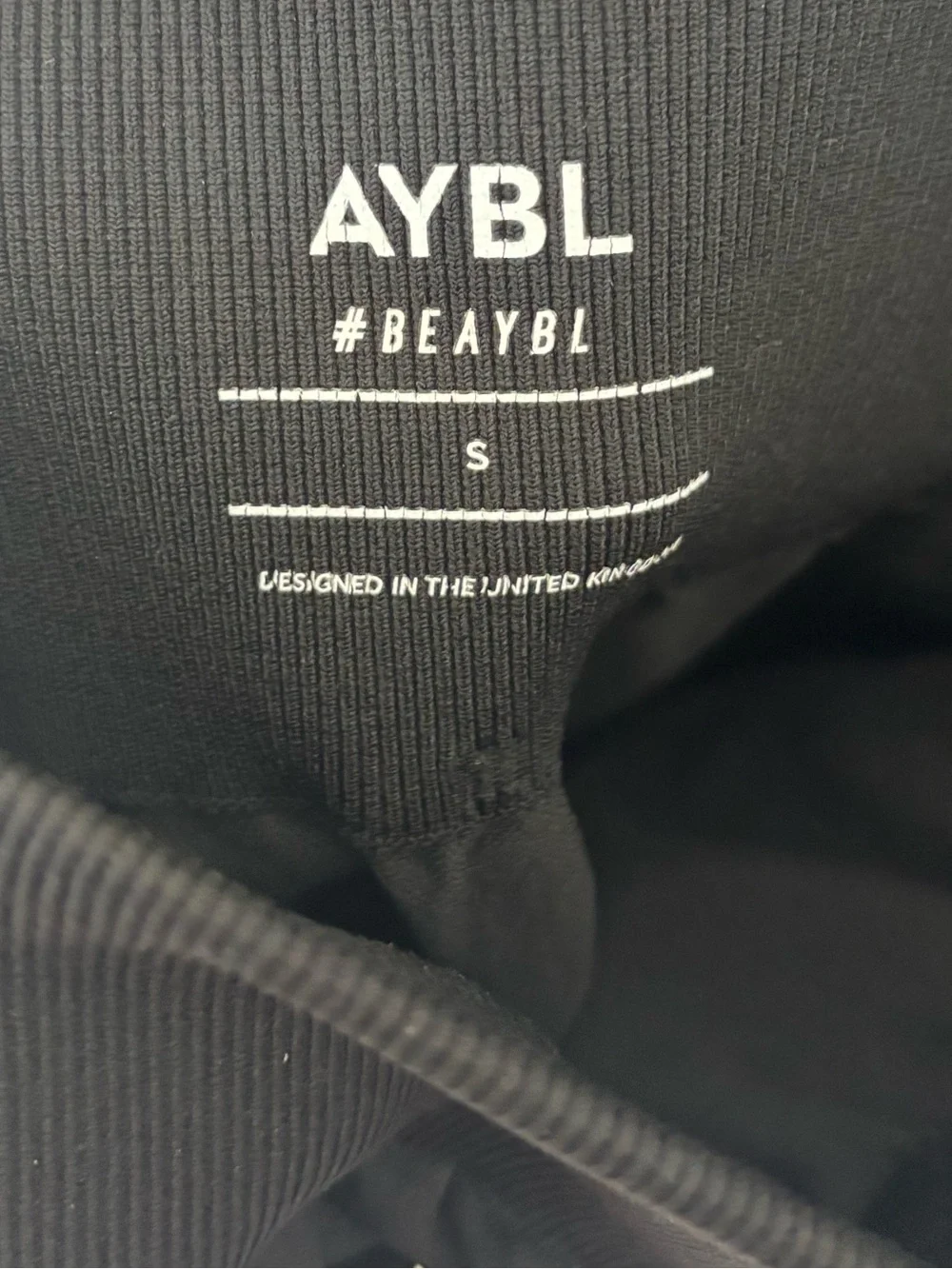 AYBL Black High Waist Leggings Workout Activewear Yoga Gym Sporty Athletic